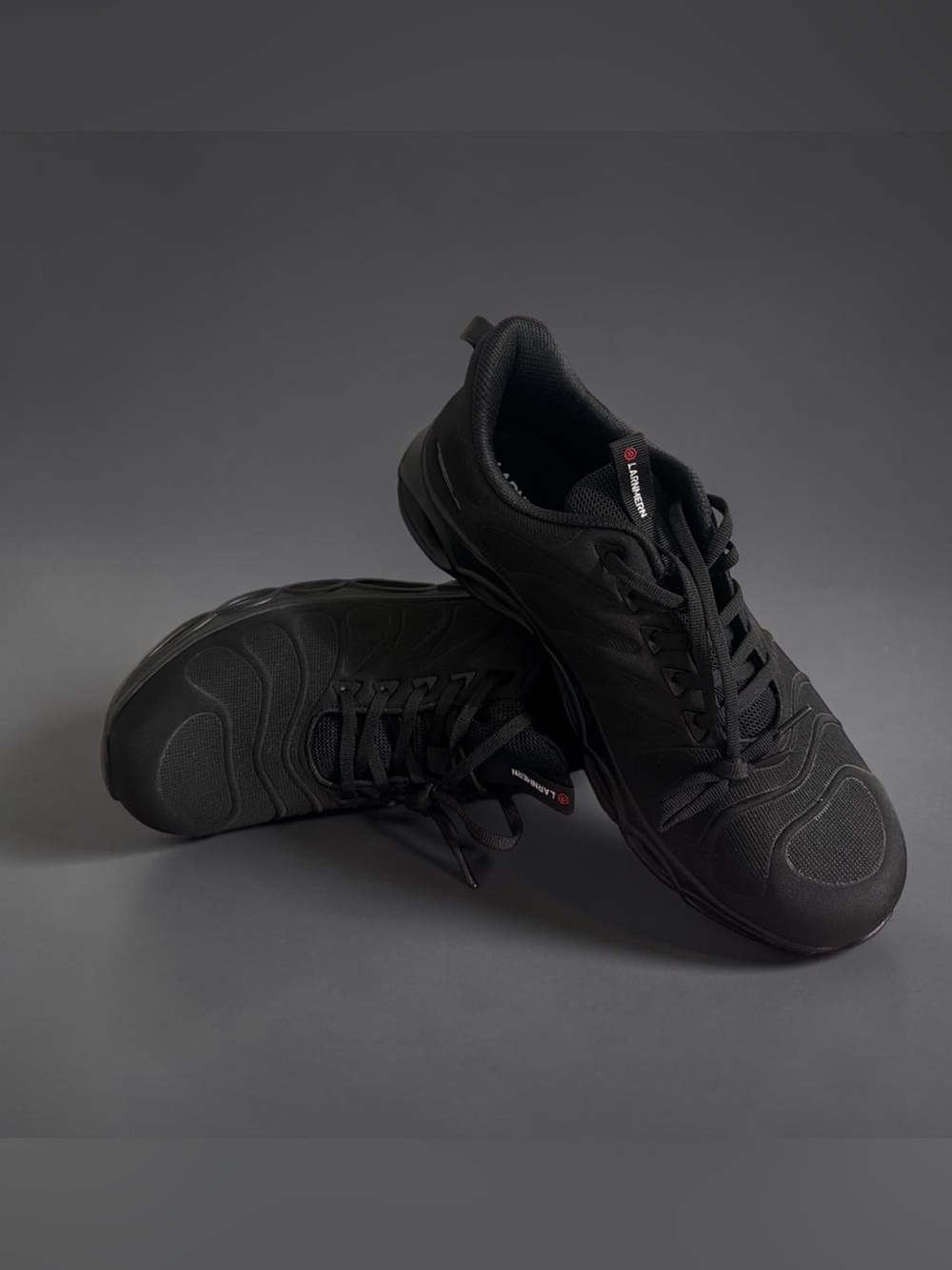 Men's All-Black Work Sneakers